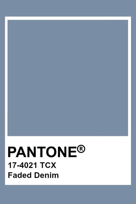 I love this shade of blue. I think it would look really good next to a light blue and a navy blue. Pantone Grey Colour Palettes, Pantone Grey Blue, Pantone Classic Blue, Blue Grey Pantone, Dusty Blue Pantone, Blue Pantone Palette, Denim Pantone, Pantone Shades, Pantone Aesthetic