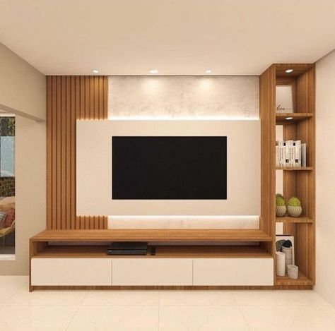 Back Tv Wall Decor, Tv Unit Laminate Design, Tv Unit Modern Luxury, Living Room Tv Unit Designs Modern Luxury, Tv Unit With Partition Design, Tv Unit Decor Modern, Tv Wall Design Luxury Living Rooms, Hall Tv Unit Design Modern, Partition Design Living Rooms