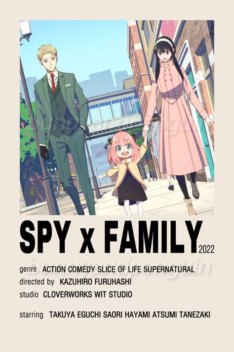 Spy X Family Poster, Minimalist Anime Poster, Poster Polaroid, Minimalist Anime, Anime Character Names, Anime Suggestions, Film Anime, Poster Anime, Anime Poster