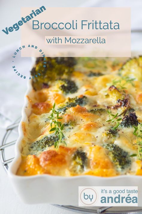 Italian Broccoli, Crispy Vegetables, Broccoli Frittata, Fritatta Recipe, Delicious Broccoli, Meals Without Meat, Veggie Frittata, Vegetarian Casserole, Lunch With Friends