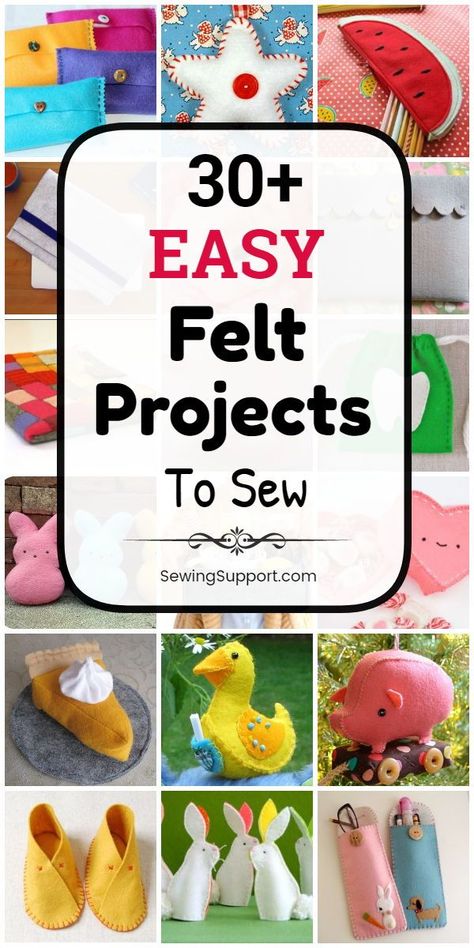 Sew Felt Animals, Easy Felt Sewing Projects, Crafts To Sew, Felt Sewing Projects, Sewing Projects Diy, Felt Crafts Kids, Wine Birthday Gifts, Quick Diy Gifts, Easy Felt Crafts