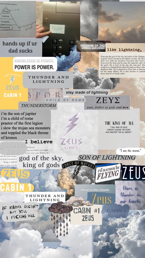 #cabin1 #zeus #zeuscabin #percyjackson Blood Of Zeus Wallpaper, Zeus Wallpaper, Zeus Cabin, Blood Of Zeus, Percy Jackson Cabins, God Zeus, Percy Jackson Wallpaper, Positive Phrases, Half Blood