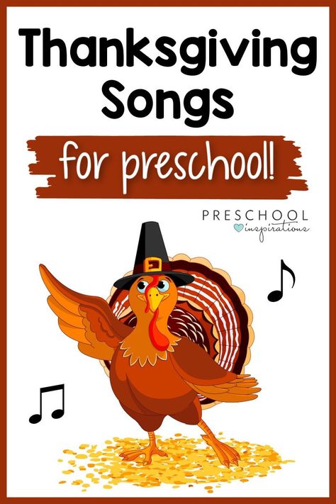 Thanksgiving Craft Ideas For Preschoolers, Thanksgiving Song For Preschoolers, Thanksgiving Stories For Preschool, Turkey Preschool Songs, Thanksgiving Songs Preschool, November Preschool Songs, November Songs For Preschool, Turkey Songs For Preschoolers, Turkey Songs Preschool