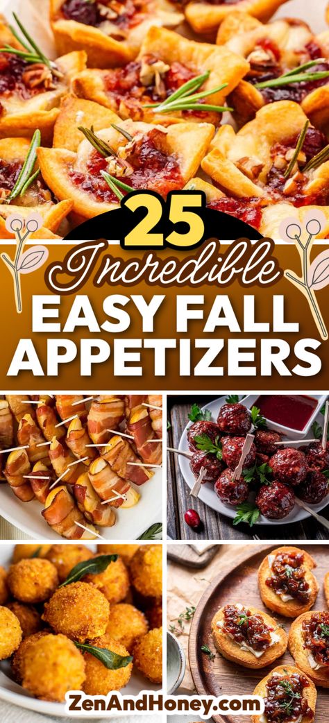 Easy Fall Appetizers – Prepare for your fall parties with these 25 easy make-ahead fall appetizers! From savory bites to cute and fun fall finger foods, these recipes are perfect for autumn gatherings. Fall party food, fall party appetizers, fall party food ideas, fall appetizer recipes for a crowd, easy fall snacks, fall snacks, fall charcuterie board, fall appetizers ideas, fall appetizers recipes, fall appetizers party easy, best fall appetizers, make ahead fall party foods, autumn party. Fall Appetizers For Wedding, Fall Wine Party Appetizers, Finger Foods For 40th Birthday Party, Quick Fall Appetizers, Fall Heavy Appetizers, Finger Foods For Fall Party, Big Party Appetizers, Fall Party Food Display, Fall Finger Foods For Party Easy