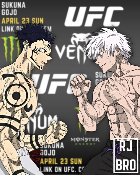 Gojo VS Sukuna... UFC mma MATCH, NO powers, only FISTS... who WINS . . . #art #artwork #illustration #gym #fitness #workout #bodybuilding #jujutsukaisen #gojo #gojosatoru #sukuna #jjk #manga #digitaldrawing #digitalillustration #digitalart #sketch Comment who I should do...l Ufc, Digital Illustration, Gojo Vs Sukuna, Jjk Manga, Monster Energy, Gym Fitness, Fitness Workout, Art Artwork, Jujutsu