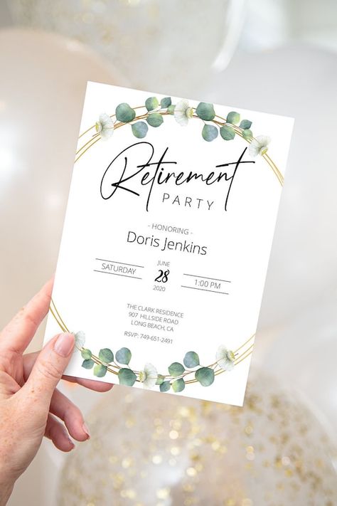 Retirement Celebration, Retirement Celebration Invitation, Retirement Invitation Ideas, Retirement Party Invitation Card, Retirement Invitation Card, Retirement Party Invitation, Retirement Invitation Template, Retirement Invitation, Retirement Invitations