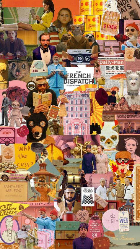 Wes Anderson appreciation post Wes Anderson Fashion Aesthetic, Wes Anderson Movies Aesthetic, Wes Anderson Phone Wallpaper, Wes Anderson Collage, Wes Anderson Bachelorette Party, West Anderson Aesthetic, Wes Anderson Wallpaper Iphone, Wes Anderson Aesthetic Wallpaper, Wes Anderson Tattoo Ideas