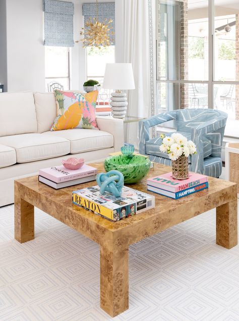 Portfolio - Living Spaces Neutral Living Room Bright Art, Millennial House Decor, Bright Neutral Home Decor, Southern Home Magazine Interiors, Interior Design Colorful Modern, Clean Bright Living Room, Vibrant Beach House Interior, Transitional Grandmillenial Living Room, Neutral Homes With Pops Of Color