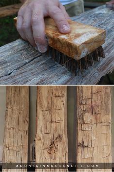 Old Barnwood Ideas, Rough Cut Lumber Projects, Barn Beam Ideas, Diy Wood Mosaic, Shops Garage, Diy Reclaimed Wood Wall, Barnwood Decor, Barnwood Projects, Barnwood Ideas