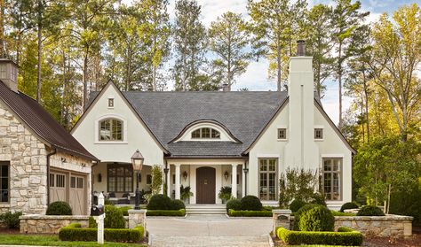 European House Exterior, European Cottage, European Style Homes, Cottage Style Home, European Farmhouse, Cottage Exterior, Cottage Style Homes, European House, Modern Cottage