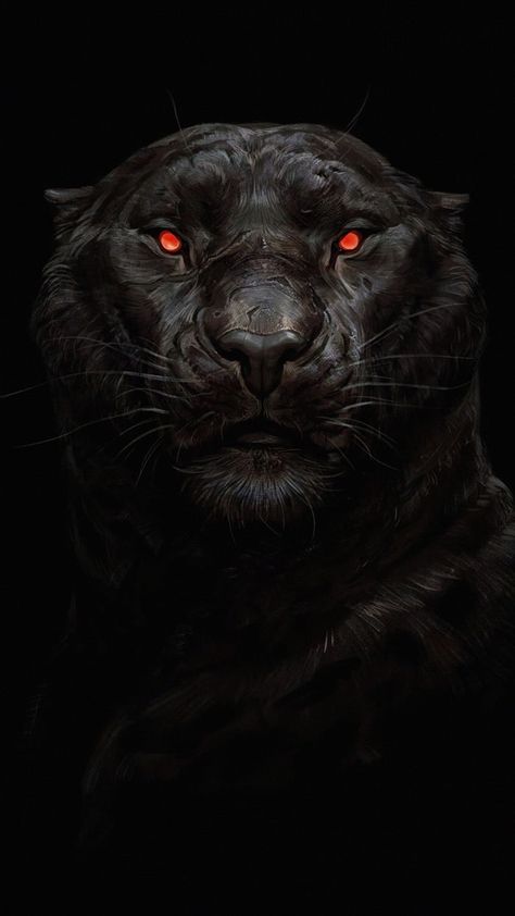 Wallpaper Fantasy Tiger Art, Black Panther Animal Art, Fantasy Panther, Panther Illustration, Macan Kumbang, Jaguar Art, Panther Art, Illustration Fantasy, Desen Realist