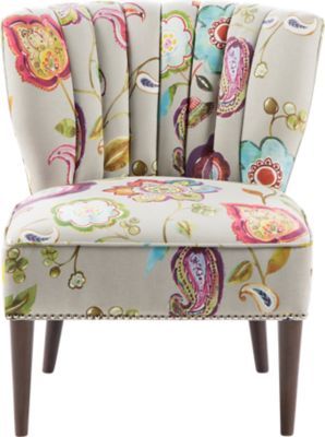 Hillmont Gray Accent Chair Floral Accent Chairs, Stylish Accent Chairs, Grey Accent Chair, Slipper Chairs, Poltrona Vintage, Fabric Accent Chair, Madison Park, Green Chair, Bedroom Chair