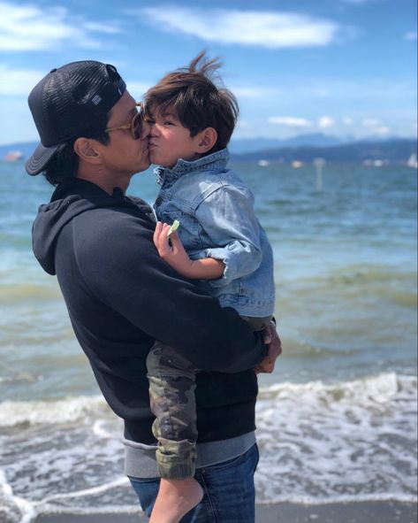 Actor Will Yun Lee with son, Cash [via ig: willyunlee] Will Yun Lee, Good Doctor, Actors, Couple Photos, Quick Saves