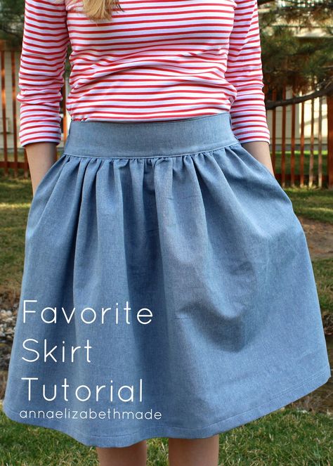 I'm finally sharing the tutorial for my favorite skirt! Almost all my skirts are made from this tutorial, it's pretty simple and it tur... Sew Ins, Elastic Waist Skirt Pattern, Sewing Zippers, Skirt Diy, Vans Outfit, Skirt Tutorial, Diy Vetement, Diy Skirt, Elastic Waist Skirt