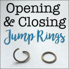Opening and Closing Jump Rings: jewelry-making for beginners Beaded Jewelry Ideas, Making Jewelry For Beginners, Jump Ring Jewelry, Jewelry Making Business, Diy Jewelry Rings, Jewelry Drawer, Diy Jewelry Tutorials, Easy Jewelry, Beaded Jewlery