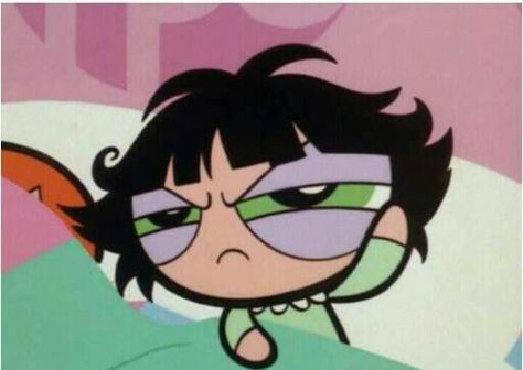 Powerpuff Girls Buttercup sleepy bedhead grumpy mess How i look mornings Buttercup Powerpuff Girl, Powerpuff Kızları, Kule Ting, Cartoon Meme, Need Sleep, Powerpuff Girl, Desen Anime, Batman Wallpaper, Puff Girl