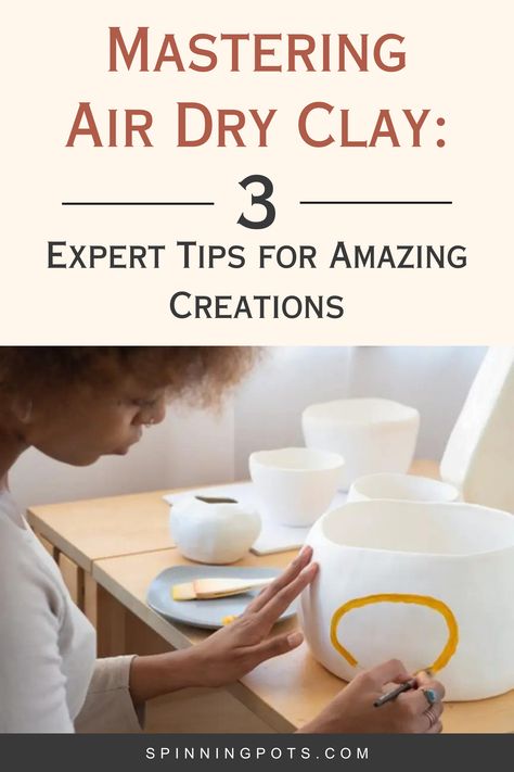 Discover the wonders of air-dry clay! 🌟 An affordable, versatile, and beginner-friendly medium for crafting. No oven needed! Check out our blog for top 3 essential tips to master air-dry clay. Unleash your creativity today! 🎨✨ #Crafting #AirDryClay #DIY Best Air Dry Clay Products, How To Smooth Air Dry Clay, Crafts Using Air Dry Clay, Airdry Clay Sculpture, Air Dry Clay Techniques, Clay Butterfly Sculpture, How To Make Air Dry Clay Recipes, Air Dry Clay Plant Pot Diy, Functional Air Dry Clay Projects