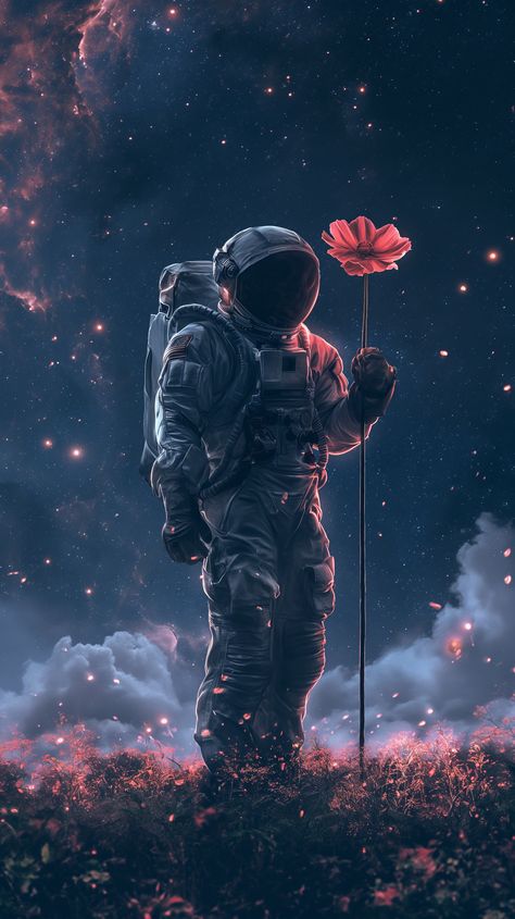 Mesmerizing astronaut in starry voyage, cool and modern cosmic wallpaper, aesthetic space illustration, artistic astronaut journey, vibrant interstellar background. Space Astronaut Wallpaper Aesthetic, Nostalgia Wallpaper, Astronaut Drawing, Moon And Stars Wallpaper, Space Art Gallery, Cosmos Space, Astronaut Wallpaper, Space Phone Wallpaper, Vaporwave Art