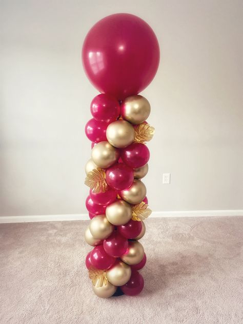 Balloon Pillars Diy Columns Party Ideas, Standing Balloons Decorations, Vertical Balloon Stand, Balloon Decorations Columns, Ballon Column Diy Without Stand, Balloon Pole Decorations, Balloons On Poles, How To Do Ballons Decoration, Balloon How To Tutorials