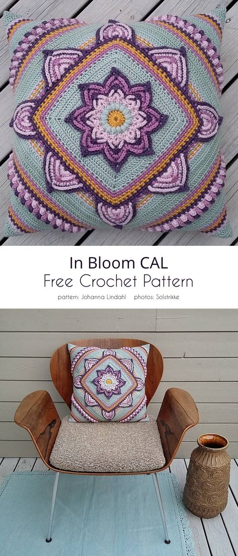 Crochet Pillow Free Patterns Cushion Cover Crochet Pattern, Mandala Pillow Crochet, Square Crochet Pillow Cover, Crochet Cushion Cover Free Pattern, Crocheted Pillows Free Patterns, Pillow Crochet Cover, Free Crochet Cushion Cover Patterns, Free Pillow Crochet Patterns, Crochet Cushion Cover Pattern Free