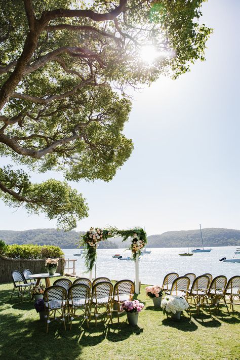 Outdoor wedding ceremony & reception venue in Sydney Outdoor Wedding Locations, Wedding Locations Australia, Perth Wedding Venues, Wedding Venues Sydney, Outdoor Wedding Ceremonies, Ocean Wedding Theme, Wedding Locations Outdoor, Ceremony Styling, Sydney Gardens