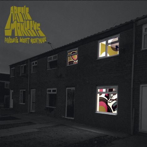 Arctic Monkeys Album Cover, Favourite Worst Nightmare, 505 Arctic Monkeys, Iconic Album Covers, Cool Album Covers, Cover Wallpaper, Music Poster Design, Pochette Album, Artic Monkeys