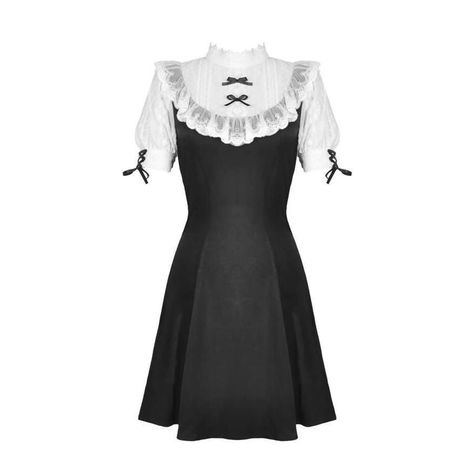 The Lola Lace Dress 🕸️💀🕸️ This gorgeous creepy-cute mini dress features delicate lace short bell sleeves with ribboned cuffs, and a doily-style chest piece with more matching bow details. 🩶 A beautiful dress for any Spooky occasion! 🥀 ☞ Tap the Pic to Shop! ⚓ We Ship Worldwide. 🕸 www.gothmall.com 💀 @gothmall 🦇 🕸 🦇 #goth #gothgoth #gothic #gothgirl #gothicgirl #gothfashion #gothicfashion #gothstyle #gothicstyle #gothpeople #darkgirl #instagoth #gothoutfit #allblackeverything #allblack #alter... Goth Girls, Vampire Goth Outfits, Short Bell Sleeves, Vampire Goth, Chest Piece, All Black Everything, Lace Short, Gothic Girls, Goth Outfits