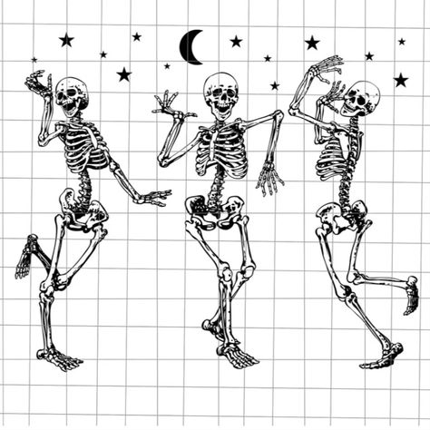 Dancing Skeletons Svg Skeletons Halloween Svg Halloween Svg Skeletons Svg | Digital Products Hub Skeleton Poses, Skeletons Dancing, Skeletons Halloween, Svg Skeleton, Bat Design, Skeleton Drawings, Skeleton Dance, Skeleton Svg, Skeleton Tattoos