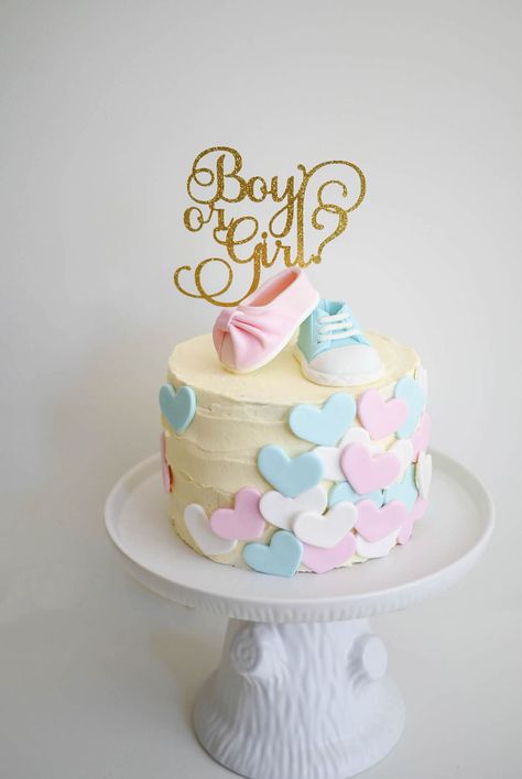 Pink or blue? Wither will do. Cast your vote for our baby #2! Baby gender reveal cake Baby Shower Kuchen, Gateau Baby Shower Garcon, Baby Shower Pasta, Cake Pinterest, Baby Shower Party Food, Gender Reveal Party Food, Baby Reveal Cakes, Creative Gender Reveals, Gender Reveal Party Ideas