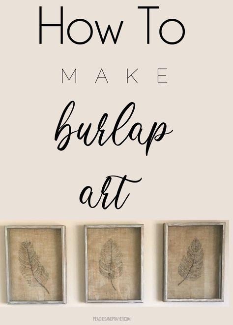 Burlap Canvas Ideas, Paint On Burlap, Burlap Canvas Art, Burlap Pictures, Burlap Crafts Diy, Burlap Wall Decor, Burlap Wall Art, How To Draw Anything, How To Make Canvas