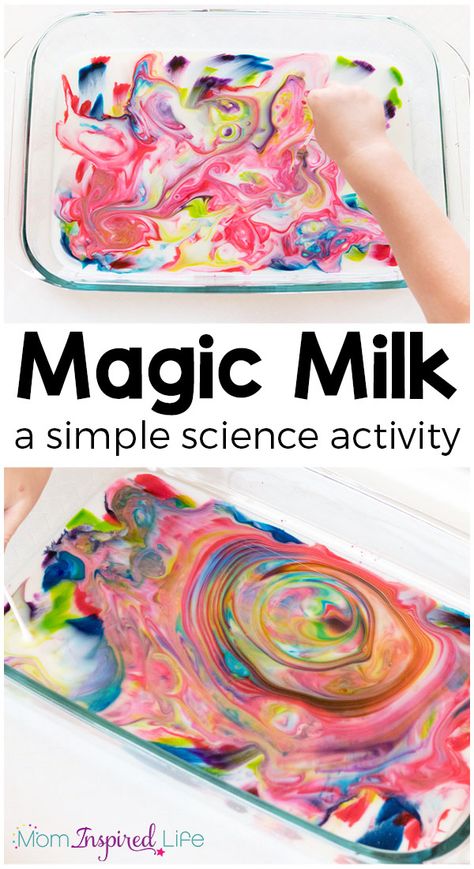 Exciting Magic Milk Science Experiment for Kids Things To Do With Kindergarteners, No School Activities For Kids, Coffee Liner Crafts, Fizzy Rainbow Science Experiment, Quick Sensory Activities, Easy Kids Experiments, Rainy Day Activities For Kids Toddlers, Shavuot Crafts Preschool, Things To Do With Little Kids