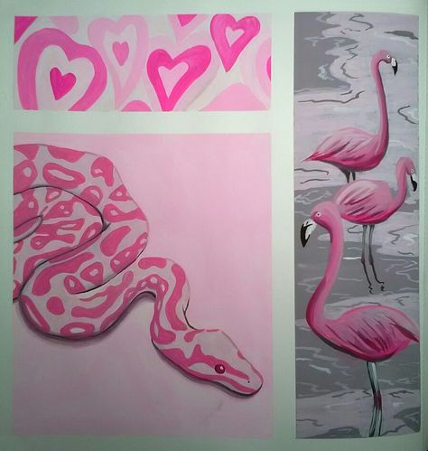 Pink painting using gouache paint Art Drawings, Art, Gouache Painting, Pink, Gouache Paint, Pink Painting, Paint, Drawings