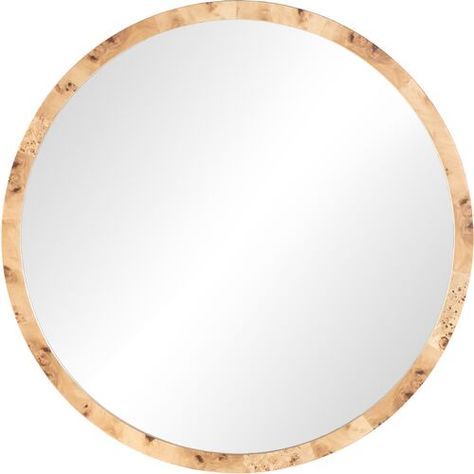 Valentina Round Wall Mirror, Amber Mappa Burl Circle Mirror Above Buffet, Burlwood Mirror, Coastal Mirrors, Oversized Wall Mirrors, Chinoiserie Wall, Rope Mirror, Small Wall Mirrors, Wall Mirrors Set, Chic Mirror