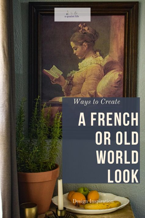 Are you wanting to create an authentic, rustic old world or french style farmhouse to your space? Here are my best tips, style inspiration and all things old world to get you inspired to bring this charm and beauty to your surroundings. #oldworldhome #howtocreateafrenchfarmhouse #frenchfarmhousestyle #howtocreateanoldworldhome #homedecoreoldworld #designinganoldworldhome #europeandesign #authenticeuropeanfarmhouse #antiquestyle Old World Wall Art, Rustic European Bedroom, Old World Italian Decor, Old World French Kitchen, French Chateau Style Interiors, Interior Design European Eclectic, Old World Cottage Interior, Old World Style Decorating, Earthy Old World Decor