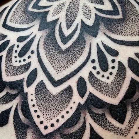 Faded Mandala Tattoo, Sacred Geometry Dotwork Tattoo, Tattoo Close Up, Mandala Stippling Tattoo, Dotting Tattoo Design, Mandala Dot Work Tattoo Design, Dotted Mandala Tattoo, Dot Work Tattoo Geometric, Dotwork Tattoo Mandala Dots