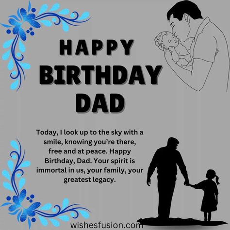 "Explore a touching collection of birthday wishes for dads in heaven. This Pinterest board is filled with heartfelt messages and quotes to remember and honor fathers who are no longer with us. Ideal for those seeking to express love, memories, and enduring connections on their dad's birthday. A comforting resource for anyone looking to share their feelings or find solace on this poignant occasion." Dads In Heaven, Birthday Wishes For Dad, Quotes To Remember, Dad In Heaven, Love Memories, Dad's Birthday, Express Love, Birthday Wishes For Myself, In Memory Of Dad