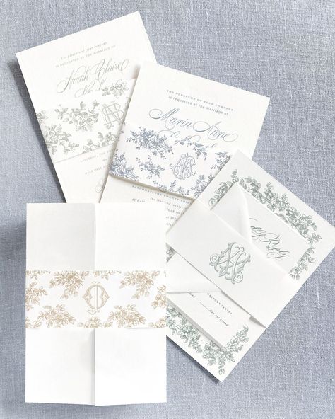 Monogrammed Wedding Invitations, Wedding Logo Design, Paper Cocktail Napkins, Monogram Wedding Invitations, Creative Invitations, Wedding Initials, Wedding Invitation Card Design, Belly Band Invitation, Vellum Paper