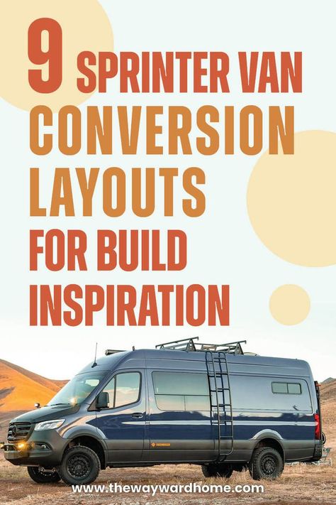 Van Conversion Floor Plans, Mercedes Sprinter Rv, Camper Van Layout, Sprinter Van Conversion Layout, Campervan Conversions Layout, Van Conversion Plans, Ford Van Conversion, Sprinter Camper Conversion, Mercedes Camper Van