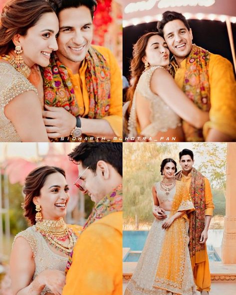 Mehndi Boys, Sidharth Malhotra Wedding, Photoshoot Lehenga, Sid Kiara, Wedding Dresses Styles, Latest Wedding Dresses, Haldi Ceremony Outfit, Siddharth Malhotra, Haldi Outfits