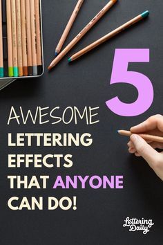 Hand Lettering Numbers, Lettering Artwork, Handlettering Inspiration, Lettering For Beginners, Letter Fonts, Artsy Crafts, Hand Lettering For Beginners, Learn Hand Lettering, Schrift Design