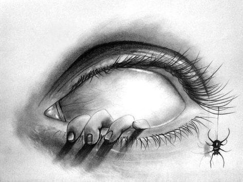 8+ Scary Drawings, Art Ideas | Free & Premium Templates Drawing Hands, Art Sinistre, Scary Eyes, Creepy Eyes, Scary Drawings, Arte Doodle, Desen Realist, Creepy Drawings, Tattoo Zeichnungen