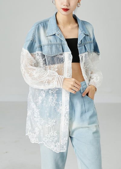 Denim Upcycle, Summer Coat, Denim Ideas, Mode Jeans, Denim Crafts, Denim Diy, Oversized Dress, Comfortable Room, Denim And Lace