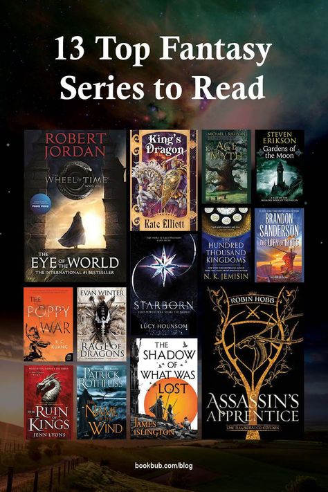 If you love fantasy books, we recommend adding some of these series to your TBR pile. #books #fantasy #fantasyseries Summer Fantasy Books, High Fantasy Book Recommendations, Books Fantasy Series, High Fantasy Books, Chosen Ones, The Wheel Of Time, Tbr Pile, Books To Read Nonfiction, Wheel Of Time