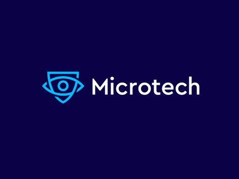 Microtech designed by Mindaugas Garnys. Connect with them on Dribbble; the global community for designers and creative professionals. Security Logo Design, Tecnology Logo, Eye Logo Design, Security Logo, Protection Logo, Circle Logo Design, Eye Logo, Human Logo, Text Logo Design