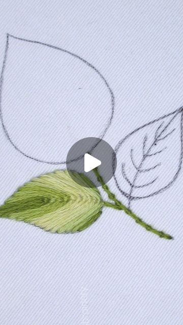 Bead Hand Embroidery, How To Bead Embroidery Tutorials, Embroidery Basic Stitches, Trending Embroidery, Floss Crafts, Hand Tutorial, Tulip Embroidery, Embroidery Floss Crafts, Easy Hand Embroidery