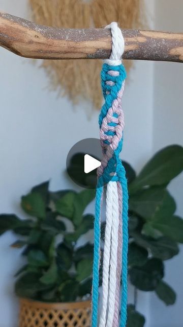 Macramé, Macrame Spiral Knot, Spiral Knot, Macrame Square Knot, Square Knot, Spiral Pattern, Macrame Decor, Craft Tutorial, Macrame Patterns