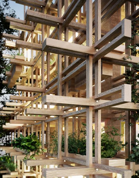 Chris Precht, Tectonic Architecture, Homeless Housing, Architecture Cool, Timber Architecture, Design Collage, Timber Buildings, Architectural Model, Wood Architecture