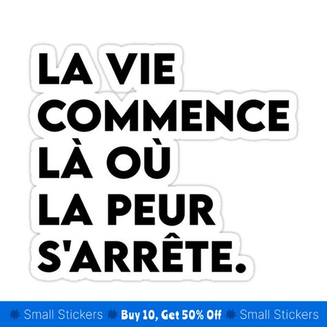 Decorate laptops, Hydro Flasks, cars and more with removable kiss-cut, vinyl decal stickers. Glossy, matte, and transparent options in various sizes. Super durable and water-resistant. French language quotes that inspires you in life if you are looking for life motivational or gym inspirationl quotes in french language or inspiring French words or French sayings that will help you to study hard, work hard then this positive French language quote is for you French Language Quotes, Quotes In French, Motivational Quotes Stickers, French Sayings, Study Inspiration Quotes, Quotes Stickers, Japanese Quotes, Language Quotes, Senior Quotes