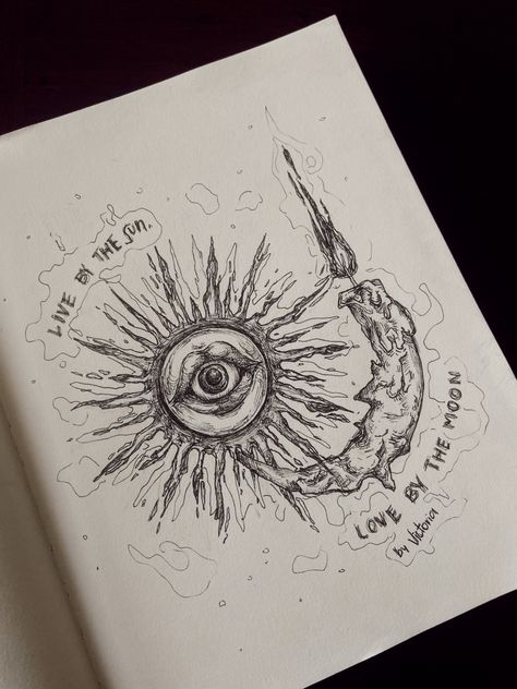 Weird Sun Drawing, Moon Reference Drawing, Art Inspo Aesthetic Sketch Grunge, Sun Ink Drawing, Moon Person Drawing, Ethereal Art Sketch, Philosophy Drawing Art, Sun Sketch Aesthetic, Celestial Drawing Ideas