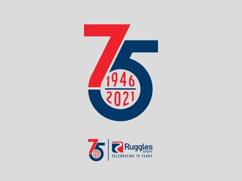 75 Year Anniversary Logo by Clint Martin on Dribbble 85th Anniversary Logo, 75 Anniversary Logo Design, 75 Logo Design, 25th Anniversary Logo Design, 75 Anniversary Logo, Anniversary Logo Design Numbers, 75 Years Logo, Logo Aniversary, Anniversary Logo Ideas